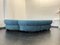 Vintage Module Sofa in Velvet, 1980, Set of 4 16