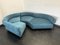 Vintage Modul Sofa aus Samt, 1980, 4er Set 9