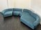 Vintage Module Sofa in Velvet, 1980, Set of 4 6