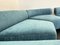 Vintage Modul Sofa aus Samt, 1980, 4er Set 5