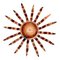Lampada da parete Sun Mid-Century, Immagine 7