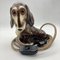 Dachshund Perfume Lamp in Porcelain from Heinz & Co., 1950s 4