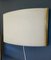 Italian Opaque Glass and Guilt Metal Wall Lamp, 1980s, Image 4