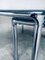 Mid-Century Modern Chrome & Smoked Glass Nesting Tables attributed to Etienne Fermigier, France, 1970s, Set of 2, Image 2