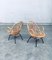 Rattan Lounge Chairs attributed to Rohe Noordwolde, 1960s, Set of 2, Image 13