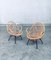 Rattan Lounge Chairs attributed to Rohe Noordwolde, 1960s, Set of 2 14