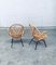 Rattan Lounge Chairs attributed to Rohe Noordwolde, 1960s, Set of 2 19