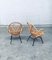 Rattan Lounge Chairs attributed to Rohe Noordwolde, 1960s, Set of 2, Image 19