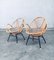 Rattan Lounge Chairs attributed to Rohe Noordwolde, 1960s, Set of 2 16