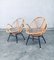 Rattan Lounge Chairs attributed to Rohe Noordwolde, 1960s, Set of 2, Image 16