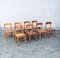 Dining Chairs attributed to Rainer Daumiller for Hirtshals Savvaerk, Sweden, 1970s, Set of 8 36