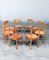 Dining Chairs attributed to Rainer Daumiller for Hirtshals Savvaerk, Sweden, 1970s, Set of 8 23