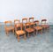 Dining Chairs attributed to Rainer Daumiller for Hirtshals Savvaerk, Sweden, 1970s, Set of 8, Image 33