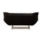 Tango Two-Seater Sofa in Black Leather from Leolux 8