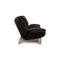 Tango Two-Seater Sofa in Black Leather from Leolux 7