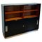 Vintage Bauhaus Office Cabinet in Black Lacquer and Mahogany, 1930, Image 1