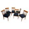 Vintage Biedermeier Chairs in Cherry Wood and Ebony, 1830, Set of 6 1