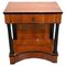 Biedermeier Console Table in Cherry Veneer, 1820 1