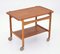 Scandinavian Bar Cart in Teak and Oak attributed to Hans J. Wegner, 1950s, Image 4