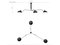 Ceiling Lamp with 3 Rotating Arms attributed to Serge Mouille, 1950s 12