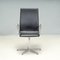Black Leather Model 3273 Oxford Office Chair by Arne Jacobsen for Fritz Hansen, 2008 3
