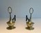 Neoclassical Bronze Chenets, 1960s, Set of 2, Image 12