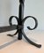 Wrought Iron Chenets, 1950s, Set of 2 9