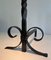 Wrought Iron Chenets, 1950s, Set of 2 7