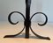 Wrought Iron Chenets, 1950s, Set of 2 8