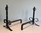 Wrought Iron Chenets, 1950s, Set of 2 5