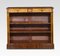 Sheraton Revival Rosewood Inlaid Open Bookcase, 1890s 1