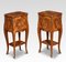 Marquetry Inlaid and Gilt Metal Mounted Bedside Cabinets, 1890s, Set of 2 1