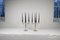 Art Deco Sculptural Candleholders in Pewter, Sweden, 1940s, Set of 2, Image 7