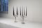 Art Deco Sculptural Candleholders in Pewter, Sweden, 1940s, Set of 2 6