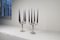 Art Deco Sculptural Candleholders in Pewter, Sweden, 1940s, Set of 2, Image 6