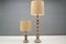 Lampes de Table Safari Mid-Century en Céramique de Kaiser Lauchten, Set de 2 1