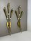 Brass Theatre Wall Light Sconces by Gio Ponti, Italy, 1950s, Set of 2 4