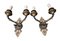 Empire Sconces in Gilt and Patinated Bronze, Set of 2, Image 1