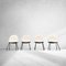 771 Language Dining Chairs by Joseph André Motte for Steiner, France, 1950s, Set of 4, Image 1