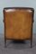 Vintage Brown Leather Armchair 5