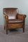 Vintage Brown Leather Armchair 1