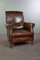 Leather Armchair with High Back 1