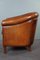 Leather Club Chair in Cognac Color 6