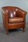 Leather Club Chair in Cognac Color 2