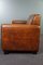 Vintage Brown Leather Sofa 5