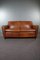 Vintage Brown Leather Sofa 2
