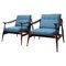 Lounge Chairs attributed to Ico Parisi for Fratelli Reguitti, Italy, 1959, Set of 2 1