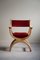 Fauteuil Mid-Century en Chêne et Velours Modèle Kurul attribué à Henning Kjærnulf, 1960s 7