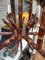Lámparas de araña italianas de imitación de bambú, años 70. Juego de 2, Imagen 4
