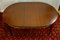 Louis XVI Oval Mahogany Table with Extensions, 1950s 5